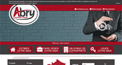 Desktop Screenshot of abry.fr